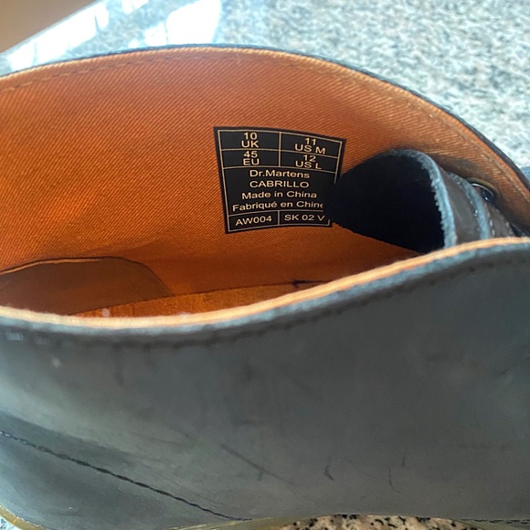♥️💖 NEW Dr. Martens Cabrillo Wyoming Desert Boots M Size 11 W Size 12 NWOT - Picture 5 of 11